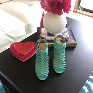 Turquoise Heels